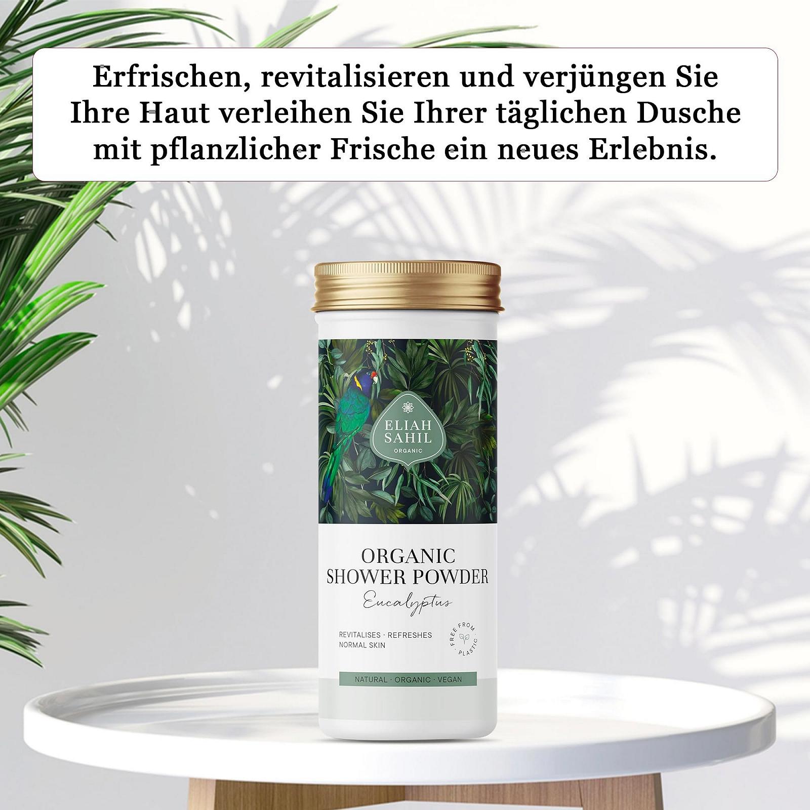 Порошок для душу ELIAH SAHIL Organic Eucalyptus 90 г, фото №6