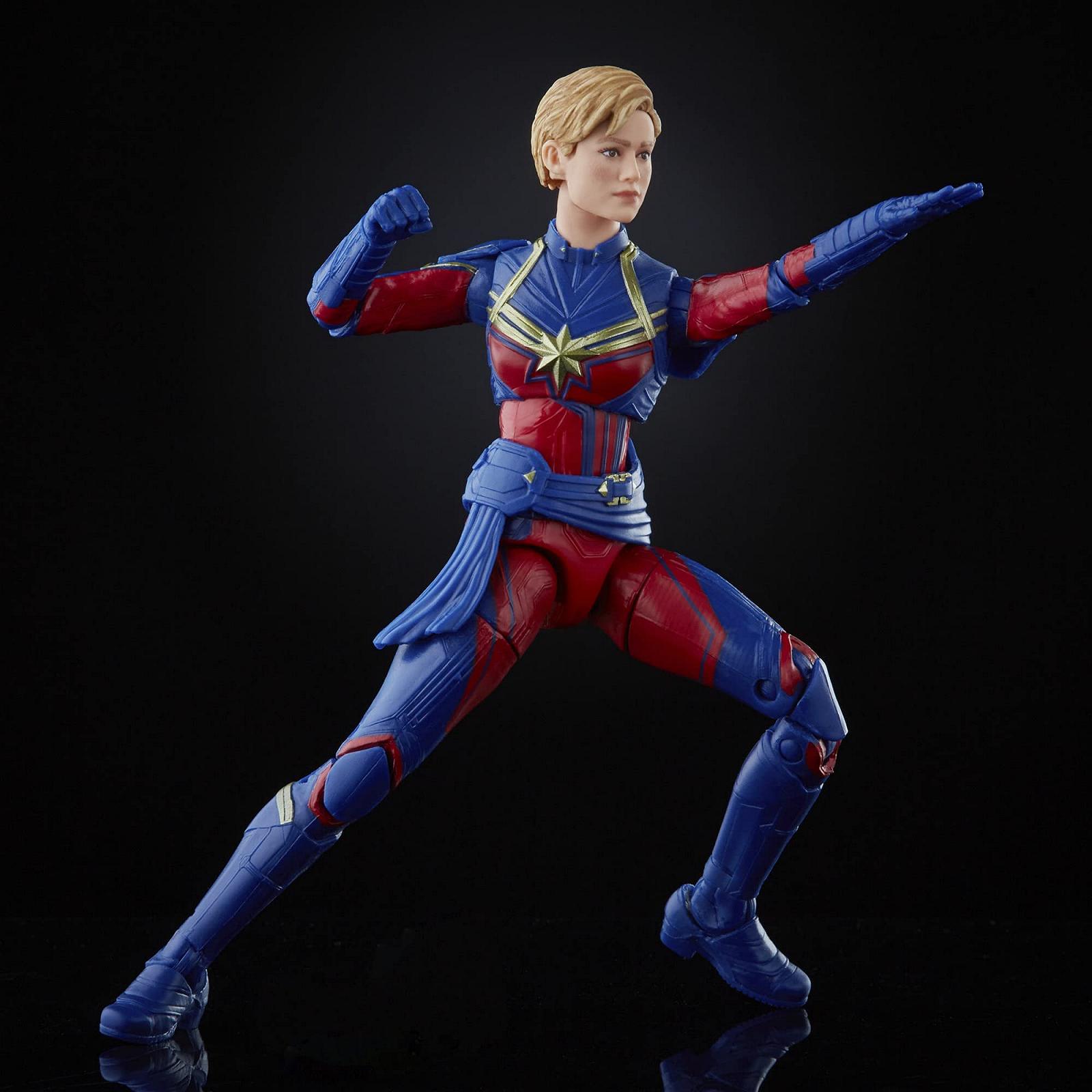 Фигурки Marvel Капитан Марвел и Спасательная Броня Hasbro Legends Series 15 см, Infinity Saga, с 12 аксессуарами, F0190, разноцветные, фото №4