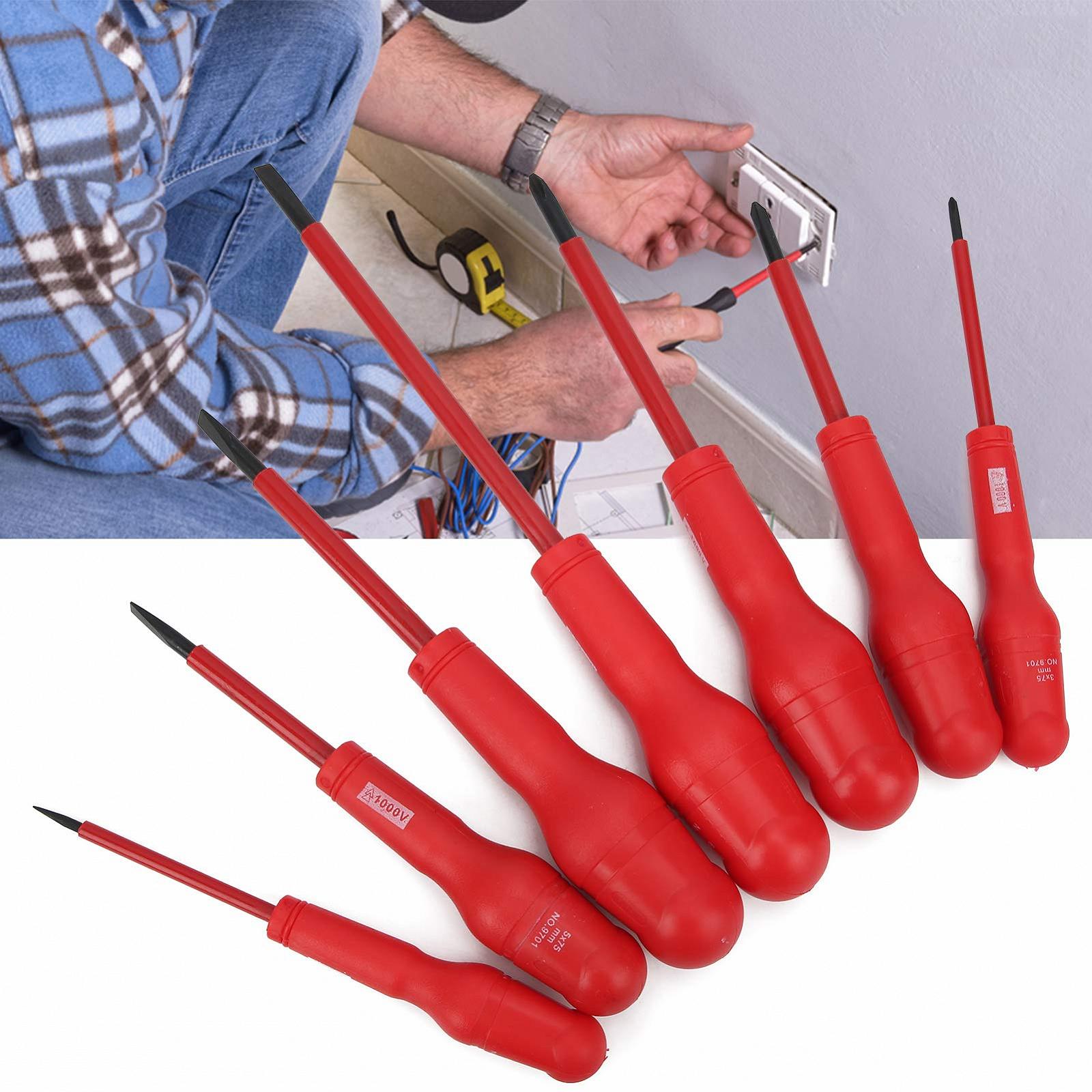 Набір викруток Electrician 8 шт. ізольовані 1000V професійний, фото №6 Набір викруток Electrician 8 шт. ізольовані 1000V професійний, фото №6
