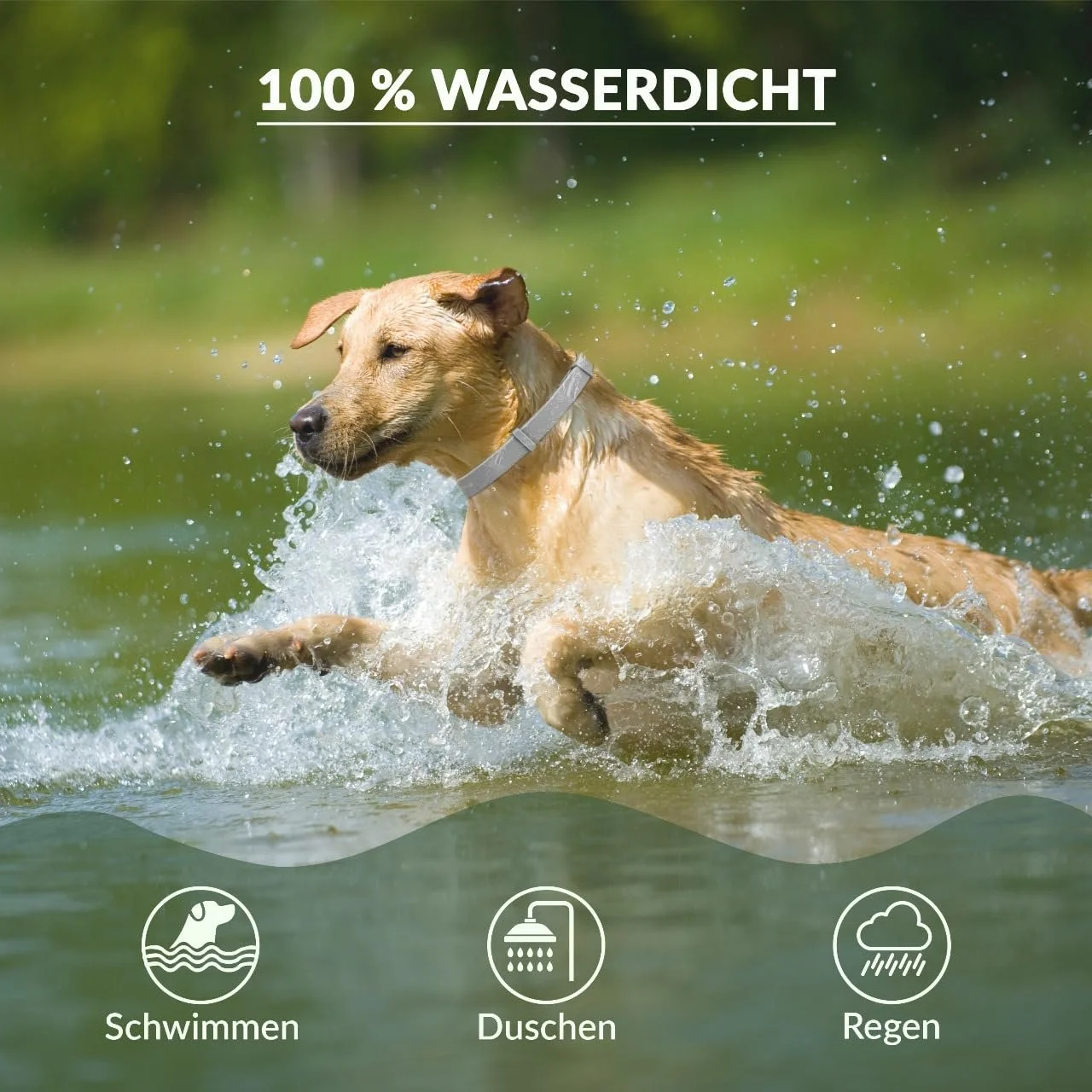 Нашийник Animal Vita Premium від бліх та кліщів водонепроникний регульований 70 см, фото №3