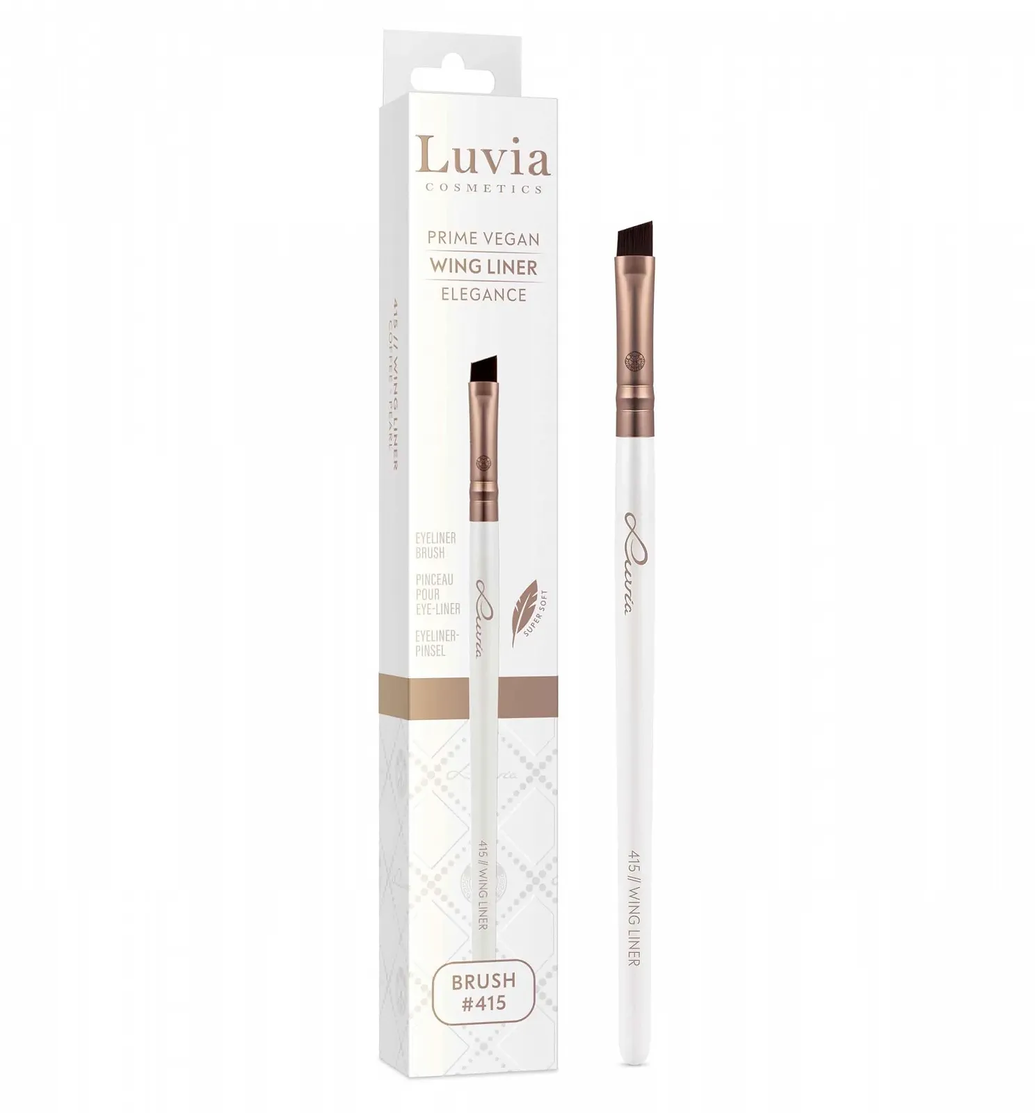 Кисти Luvia Professional Makeup Brush Eyeliner 415 Wing Liner Elegance, фото №1 Кисти Luvia Professional Makeup Brush Eyeliner 415 Wing Liner Elegance, фото №1