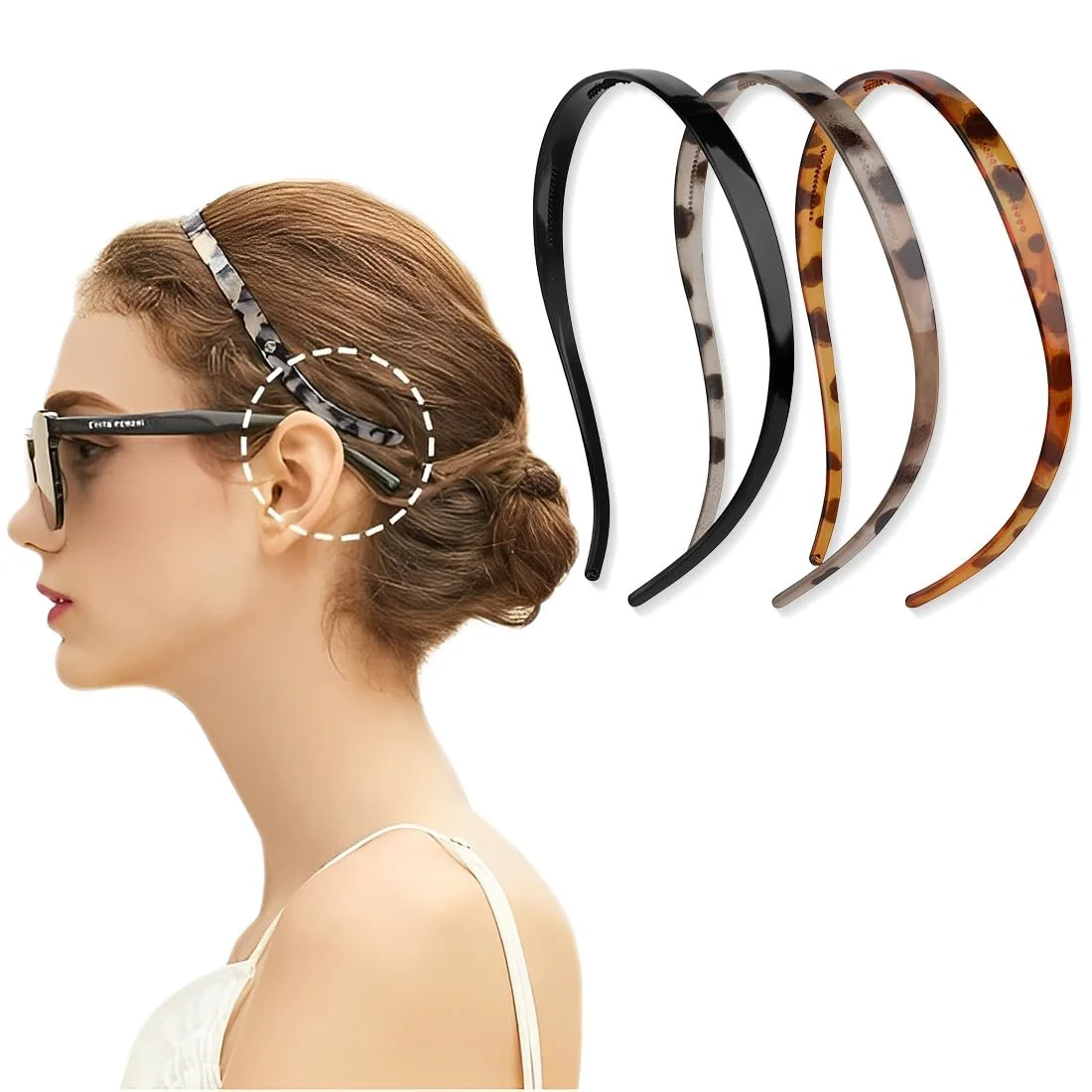 Набір з 3 обручів на голову для жінок, фото №1