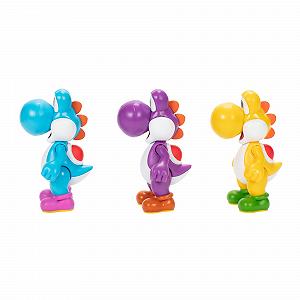 Фігурка Super Mario Yoshi 10 см, набір з 3 штук synthetic.ua - Фото 1