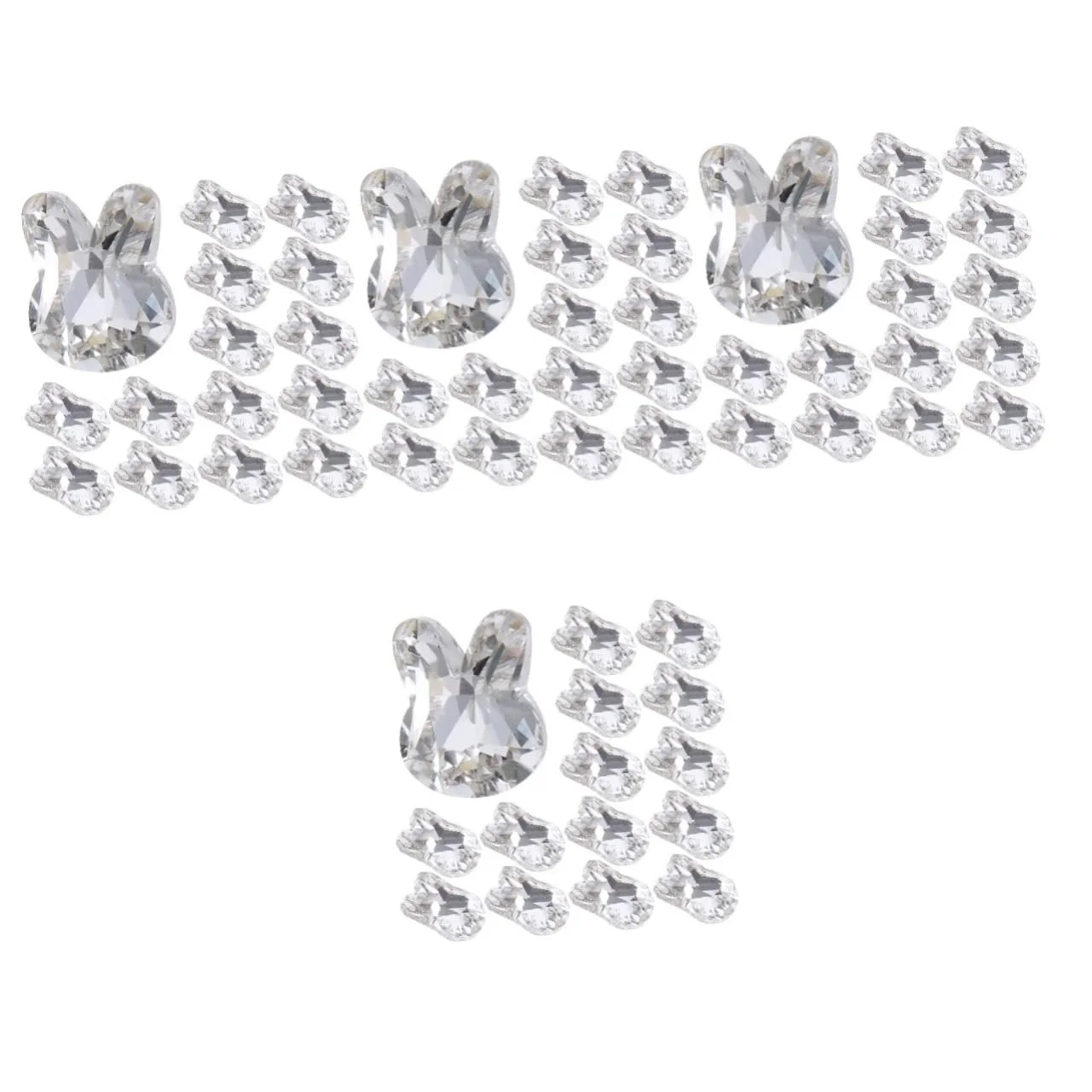 Прикраса для нігтів FRCOLOR 80 шт. Кролик, фото №1