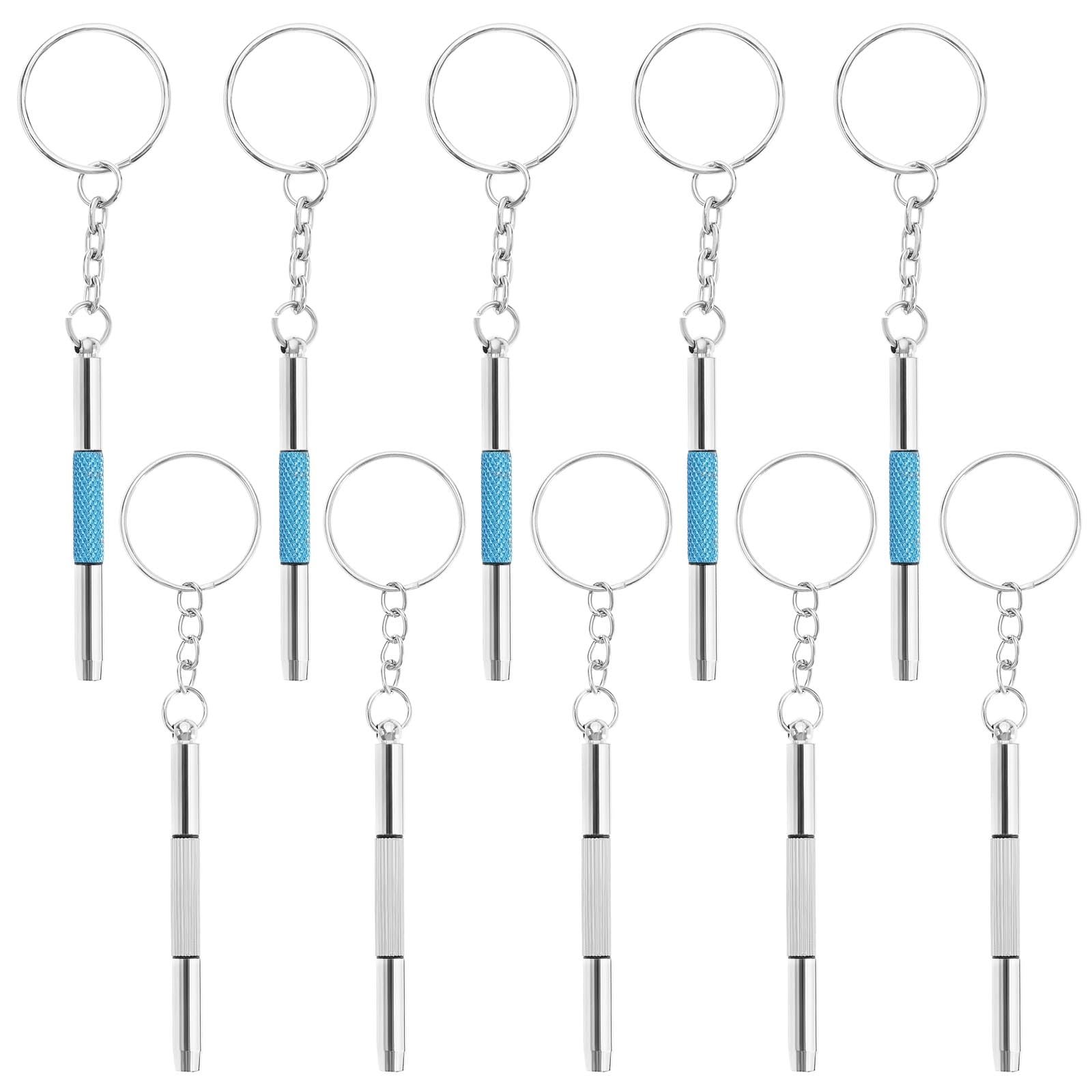 Набір Victoria Pack of 10 Mini Glasses Screwdriver 3-в-1 Комплект для ремонту окулярів Кільце з ключем Міні інструмент Сріблястий Синій, фото №1 Набір Victoria Pack of 10 Mini Glasses Screwdriver 3-в-1 Комплект для ремонту окулярів Кільце з ключем Міні інструмент Сріблястий Синій, фото №1