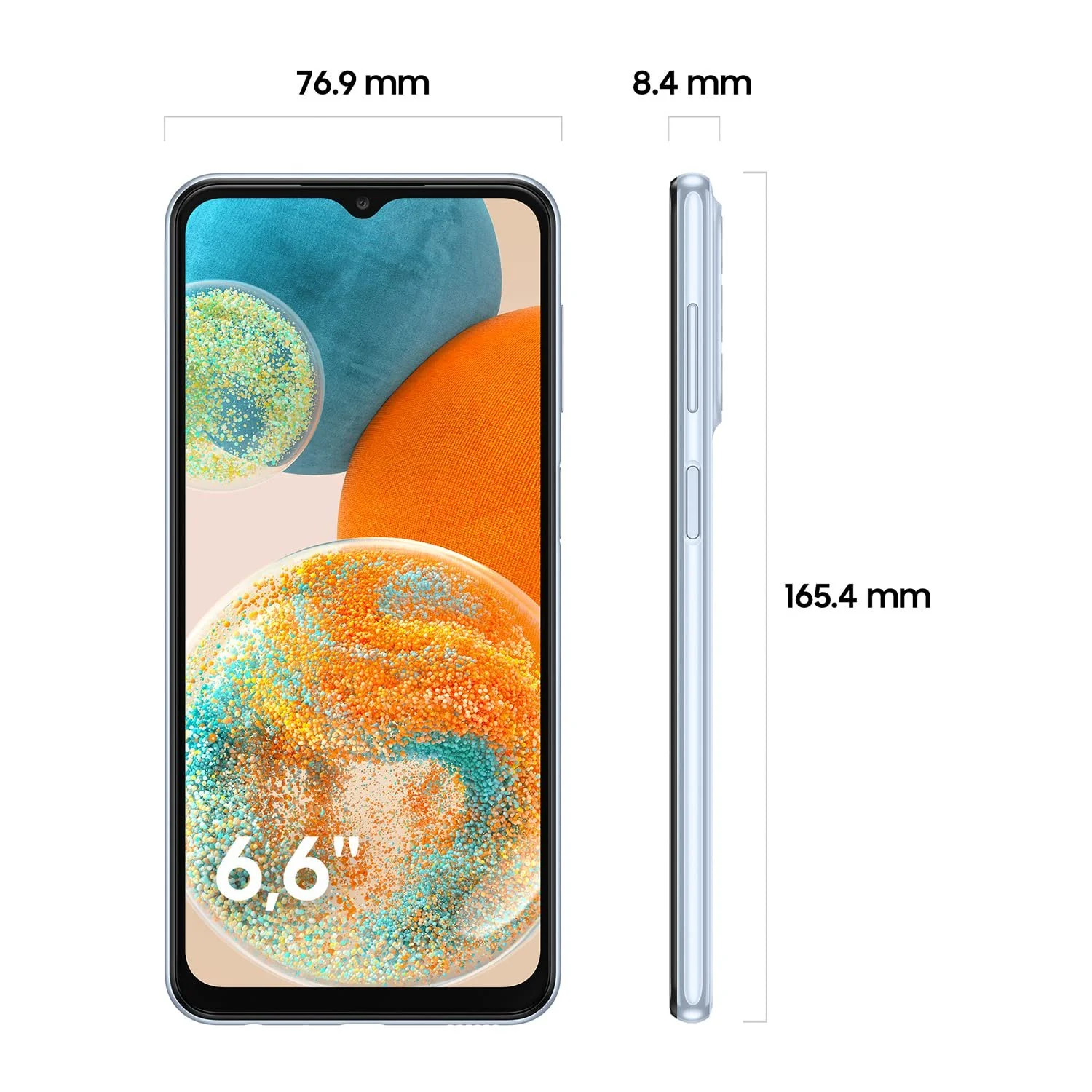 Смартфон Samsung Galaxy A23 5G A236B/DSN Dual 4GB/128GB Light Blue, фото №3 Смартфон Samsung Galaxy A23 5G A236B/DSN Dual 4GB/128GB Light Blue, фото №3