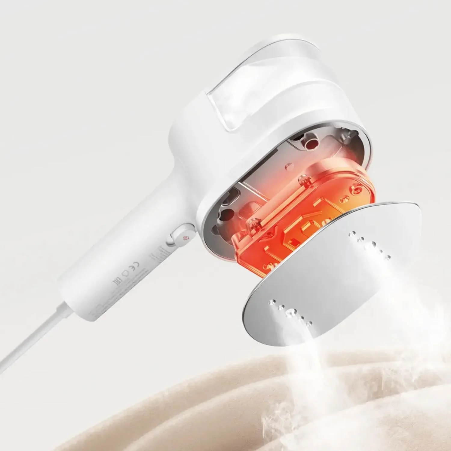 Вертикальный отпариватель Xiaomi Handheld Steam Iron 1200 Вт Foldable White, фото №6