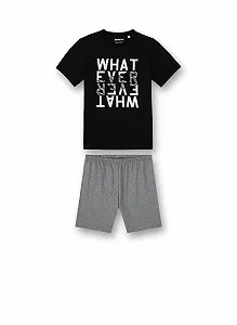 Піжама Sanetta для хлопчиків Коротка Чорний - Фото 1