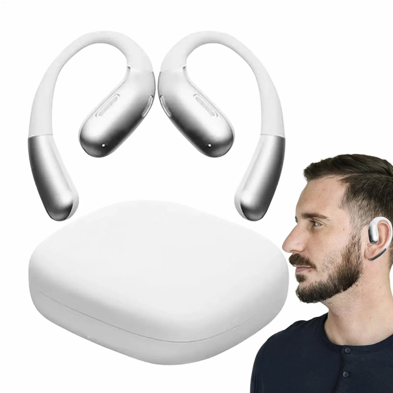 Беспроводные наушники для перевода с искусственным интеллектом, 144 языка, беспроводные, фото №1 Беспроводные наушники для перевода с искусственным интеллектом, 144 языка, беспроводные, фото №1