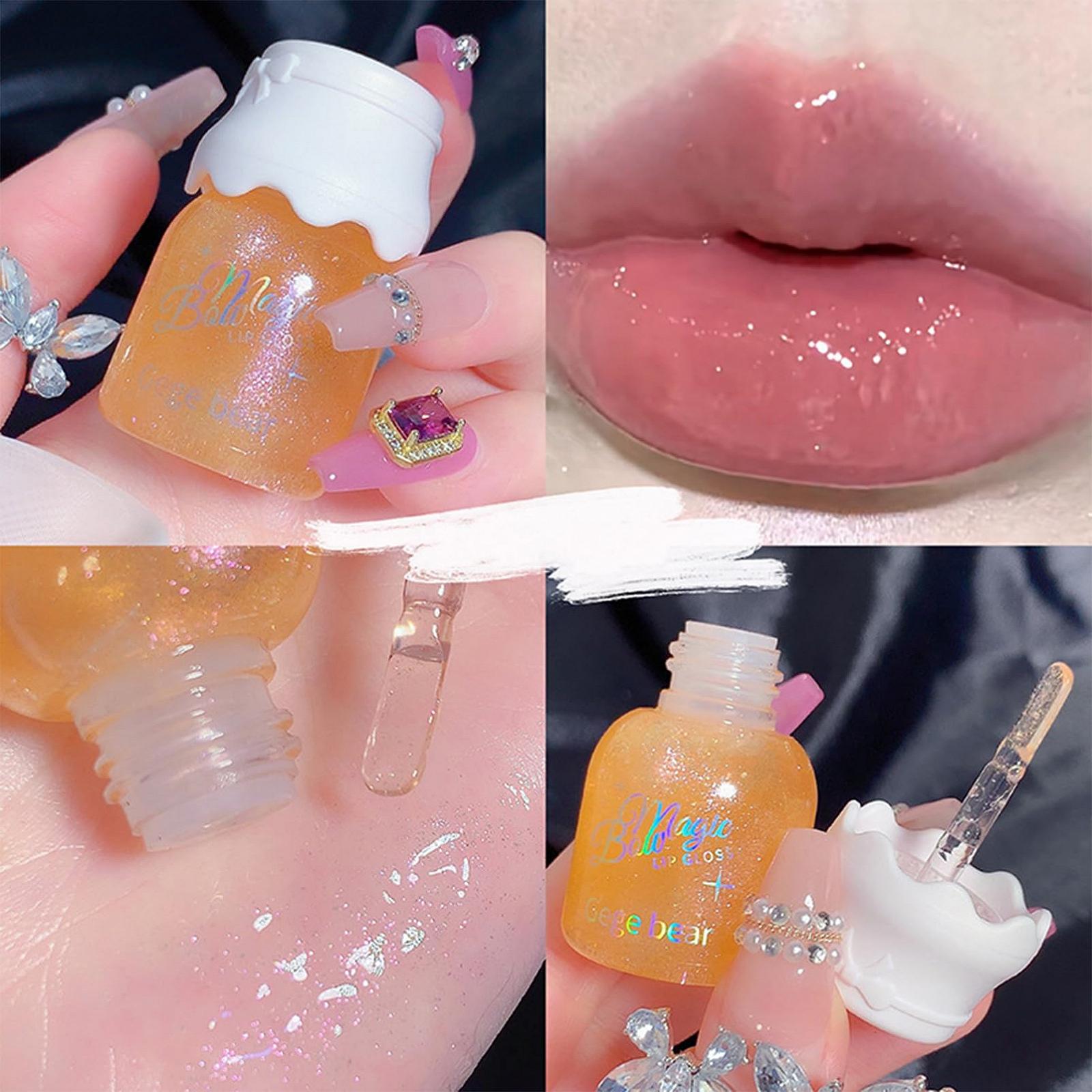 Набор Shimmer Lip Gloss 5 штук бесцветный, фото №5