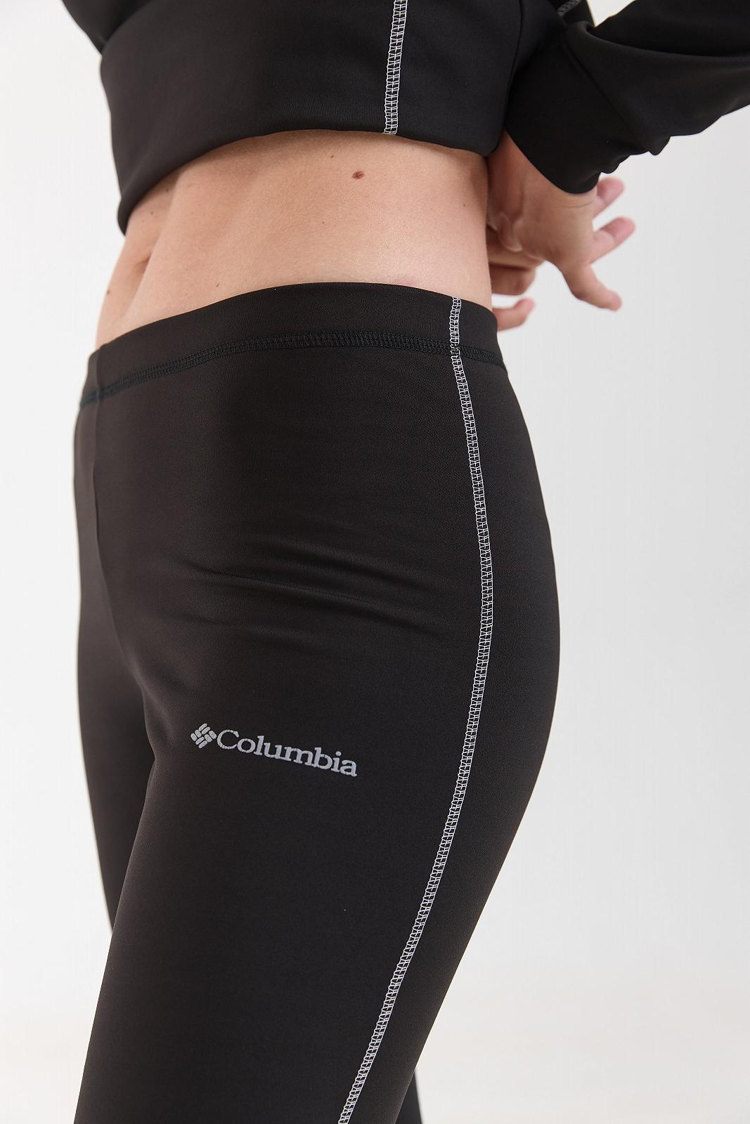 Термобілизна жіноча Columbia чорний комлпект зимовий на флісі Коламбія, фото №7