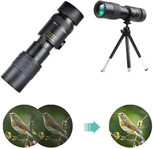 Монокуляр WHXJ 4k Super Telephoto Zoom 10-300 x 40 мм з тримачем для телефону та штативом, фото №2