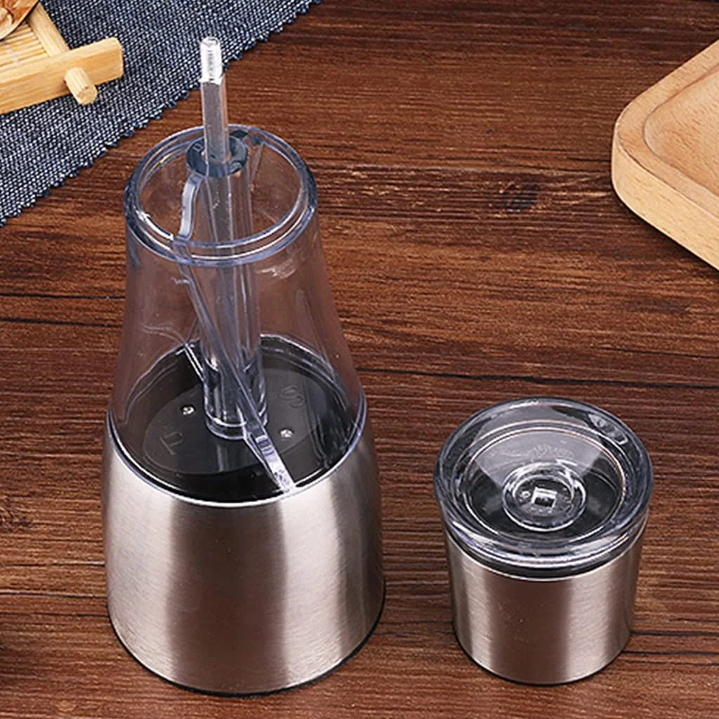 Мельница для специй SeahPepper, нержавеющая сталь, акрил, регулируемая грубость помола, фото №3