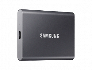 SSD накопичувач Samsung T7 Titan Gray 1TB (MU-PC1T0T/WW) synthetic.ua - Фото 1