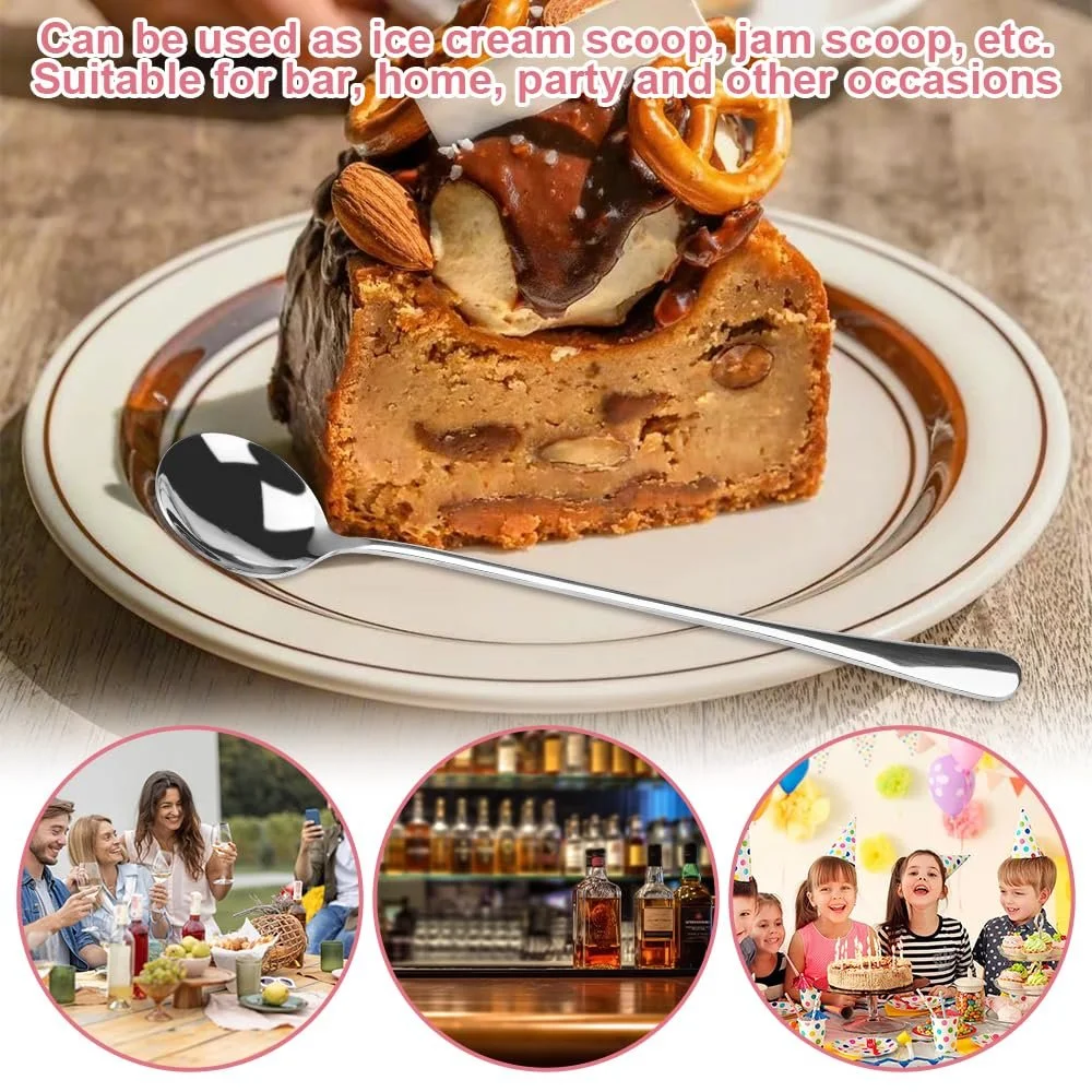 Набір з 12 довгих ложок, фото №5