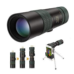 Монокуляр MRKU 24x30 8X-24X Dual Focus Optics Zoom черный - Фото 1