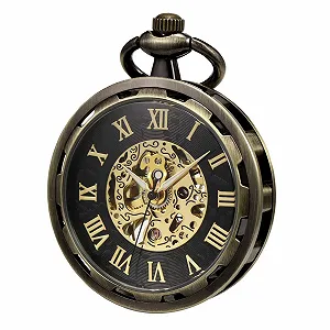 Кишеньковий годинник TREEWETO з ланцюжком, чоловічий, аналоговий - Фото 1