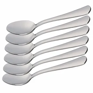Ложки для кави Timeless Design 6 шт. 12.5 x 2.6 см нержавіюча сталь - Фото 1
