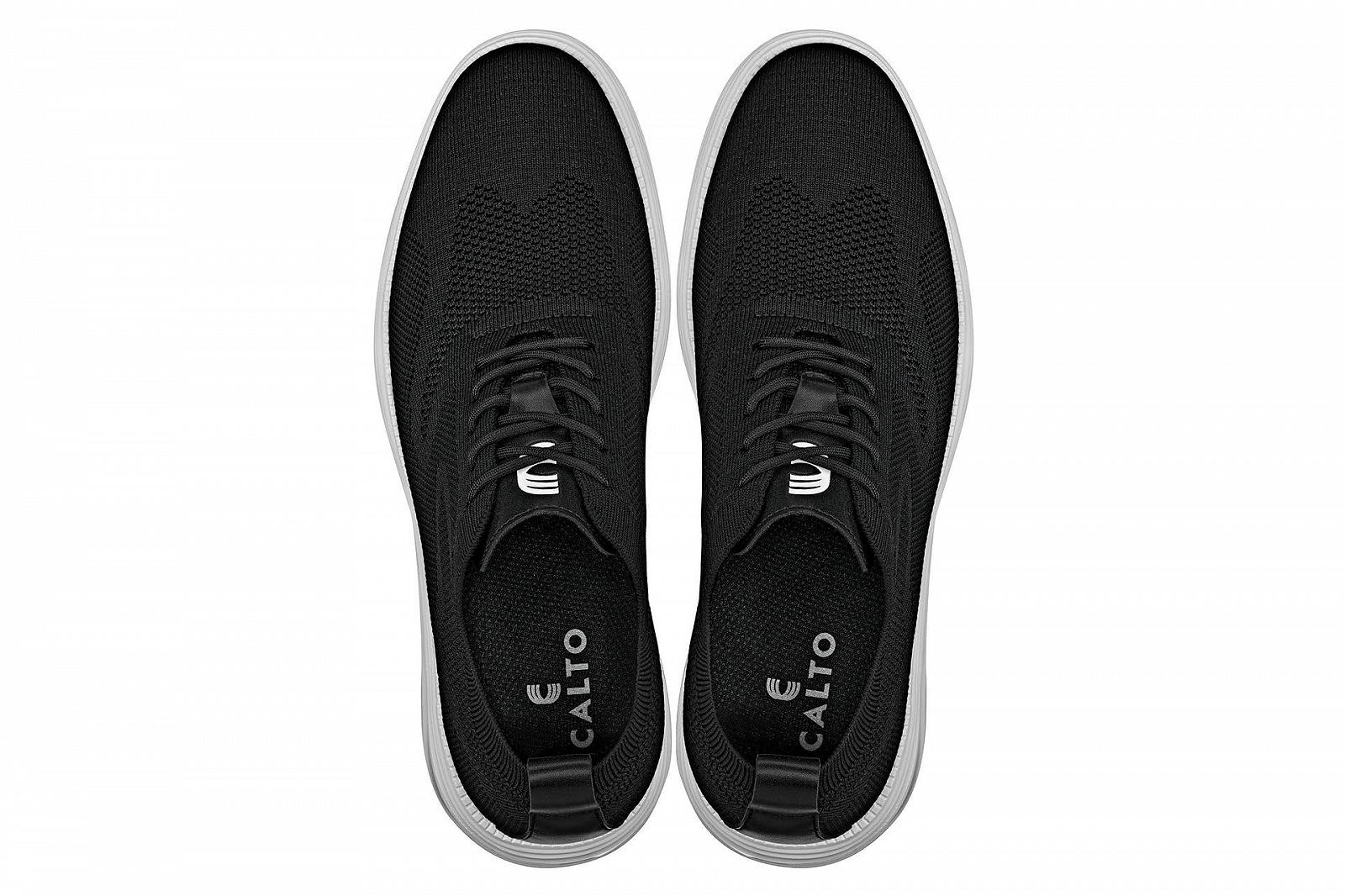 Мужские Кроссовки CALTO со Скрытой Платформой - Ультра Легкие Спортивные Walker на Шнуровке - Увеличение на 7 см, фото №4 Мужские Кроссовки CALTO со Скрытой Платформой - Ультра Легкие Спортивные Walker на Шнуровке - Увеличение на 7 см, фото №4