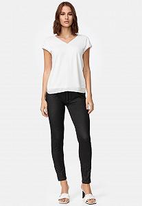 Треггинсы Nur Die Relax & Go Stretch Jeans-Look с карманами, комфортным поясом, облегающие, женские synthetic.ua - Фото 1