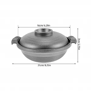 Каструля керамічна ABOOFAN з двома ручками антипригарна термостійка synthetic.ua - Фото 1