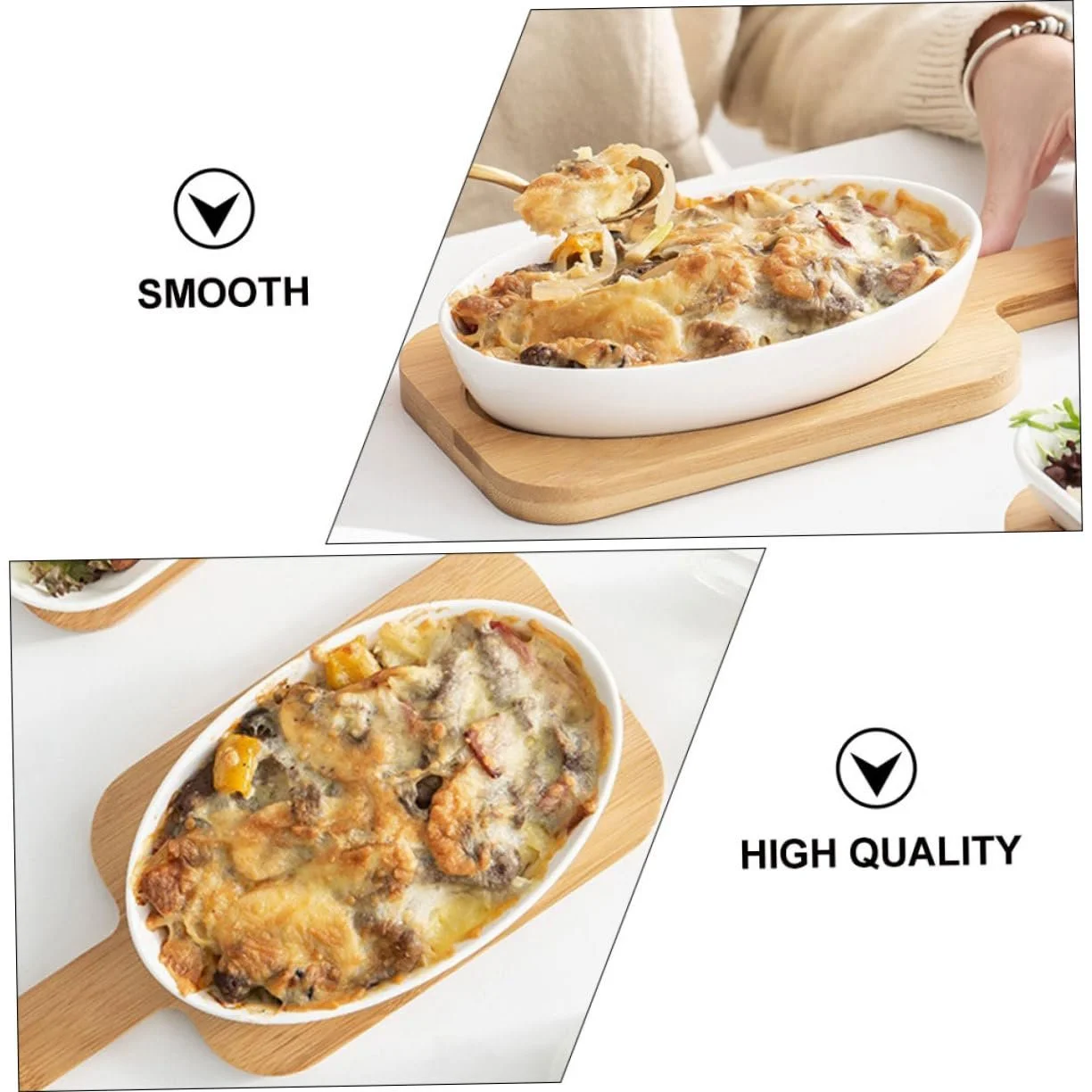 Форма для запікання VANZACK овальна керамічна термостійка, фото №9