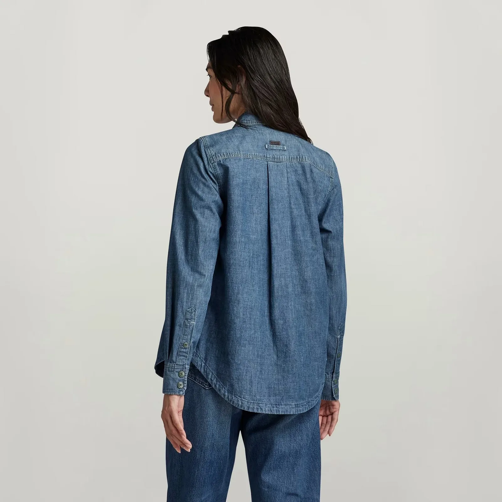 Женская рубашка G-Star RAW Flap Pocket Shirt Evergreen - S, фото №3