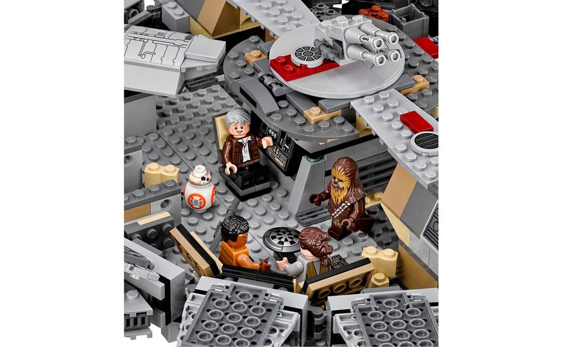 Конструктор LEGO Сокол Тысячелетия 1330 деталей 75105, фото №6