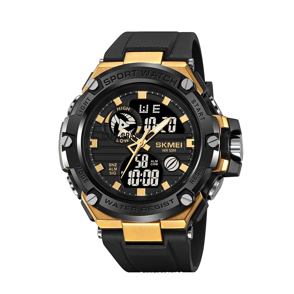 Годинник Skmei 2119 Black-Gold, фото №1