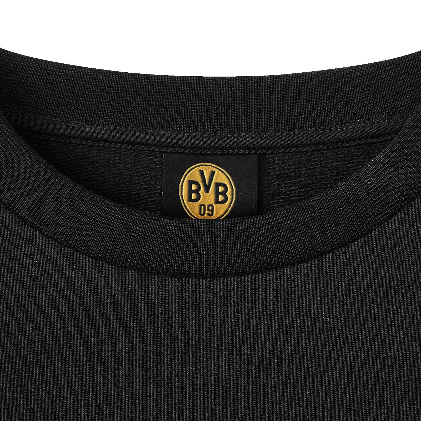 Женский спортивный свитшот Borussia Dortmund BVB Gold Crew Neck Черный, фото №5