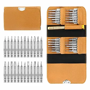 Набір викруток UKOFEW Precision Mechanics 25 in 1 з шкіряним футляром - Фото 1