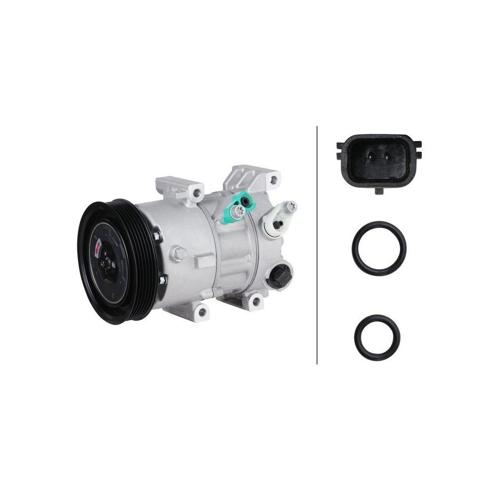 Компрессор кондиционера HELLA 8FK 366 201-401, фото №1