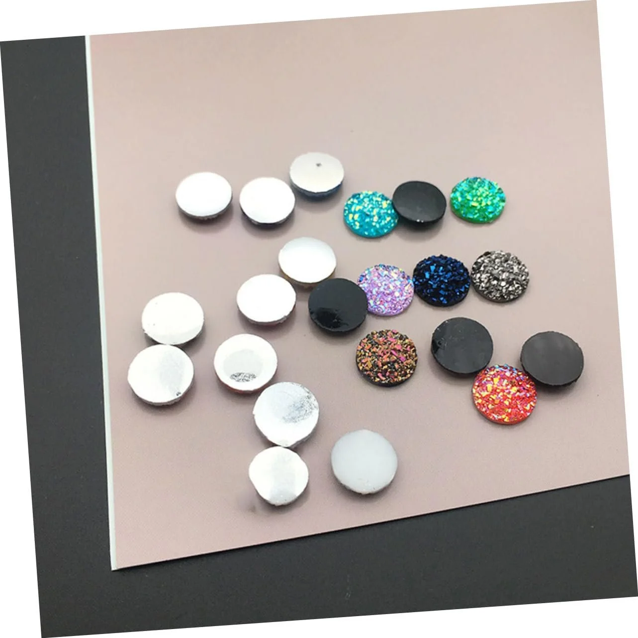 Кабошони Healeved, 3 набори, смола, камінь, фото №2