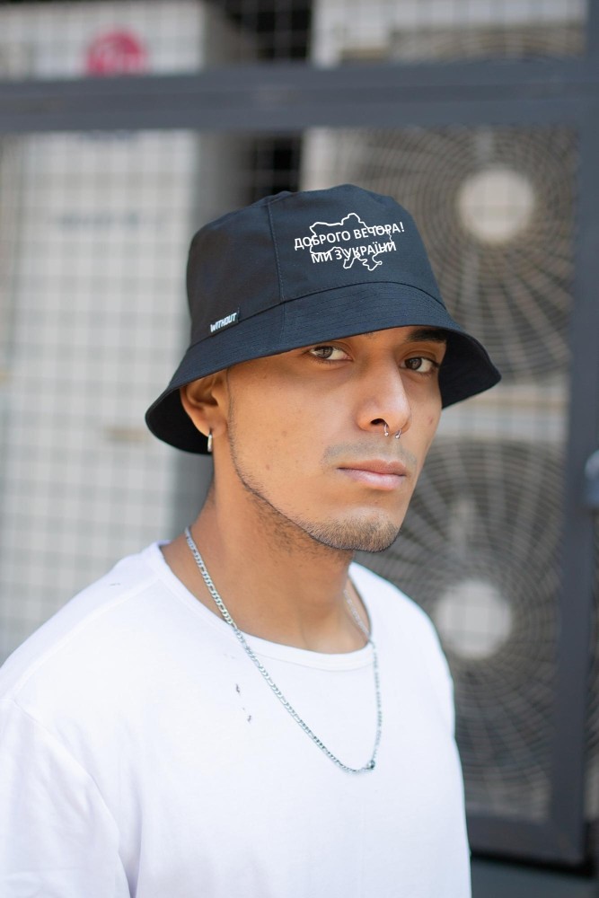 Панамка Without Logo Доброго Вечора Black, фото №2