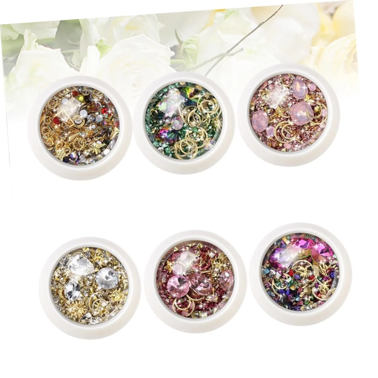 Healvian 18 наборів, металеві прикраси, фото №2 Healvian 18 наборів, металеві прикраси, фото №2