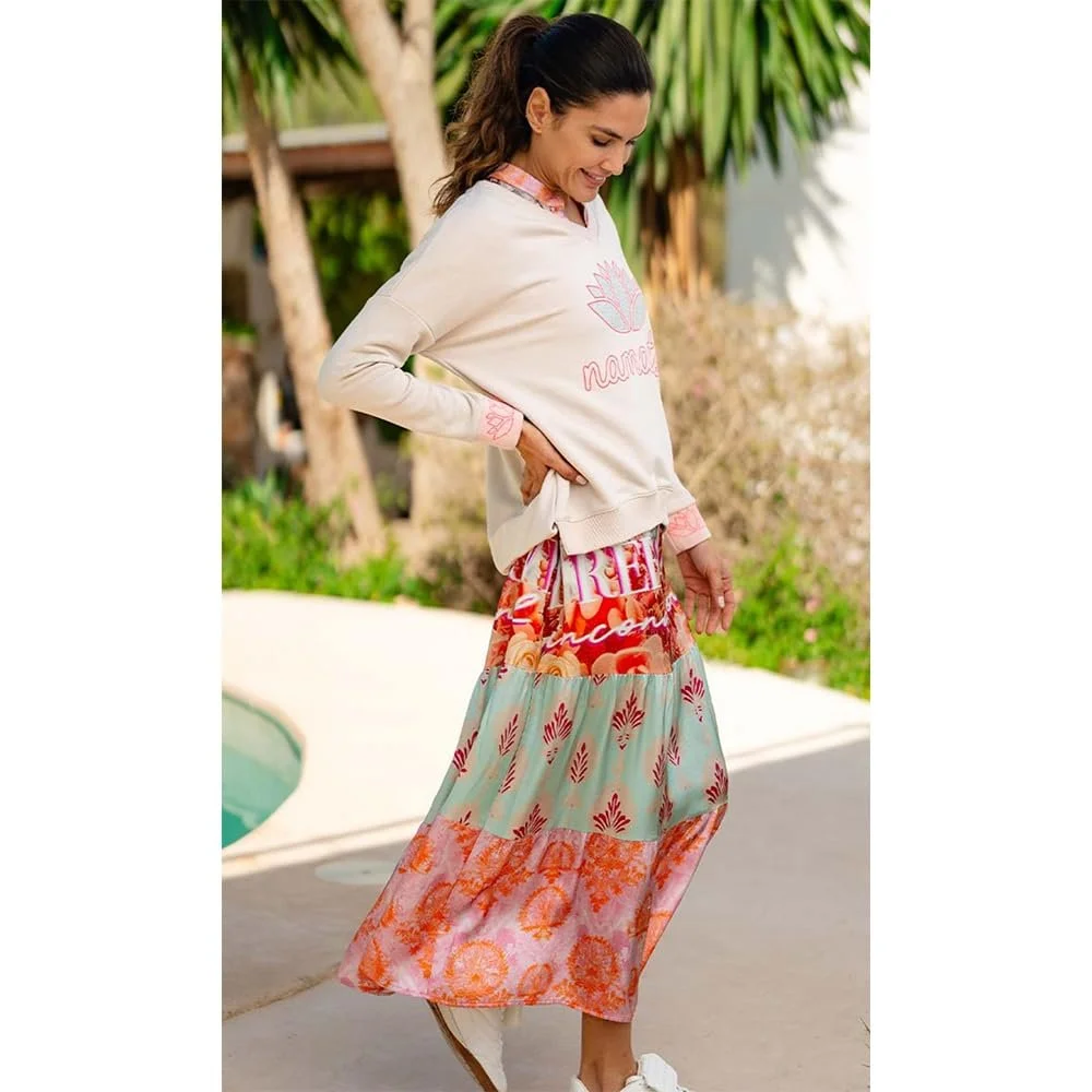 Жіночий світшот з V-подібним вирізом Miss Goodlife Namaste MG11320, фото №2