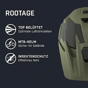 Шлем ALPINA Rootage для эндуро и трейла, очень прочный, армированный углеродным волокном, с охлаждающими подушечками, для взрослых synthetic.ua - Фото 1