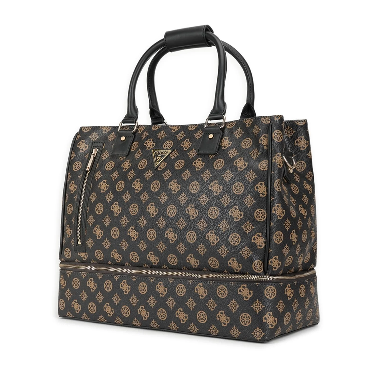 Сумка-шопер GUESS Wilder Zip Bottom Коричнева, фото №4