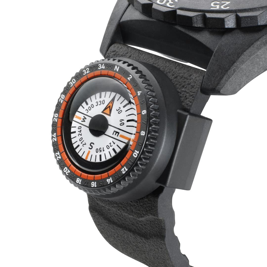 Чоловічий годинник Luminox XB.3745 з аналоговим швейцарським кварцовим механізмом з гумовим ремінцем чорного кольору, фото №7