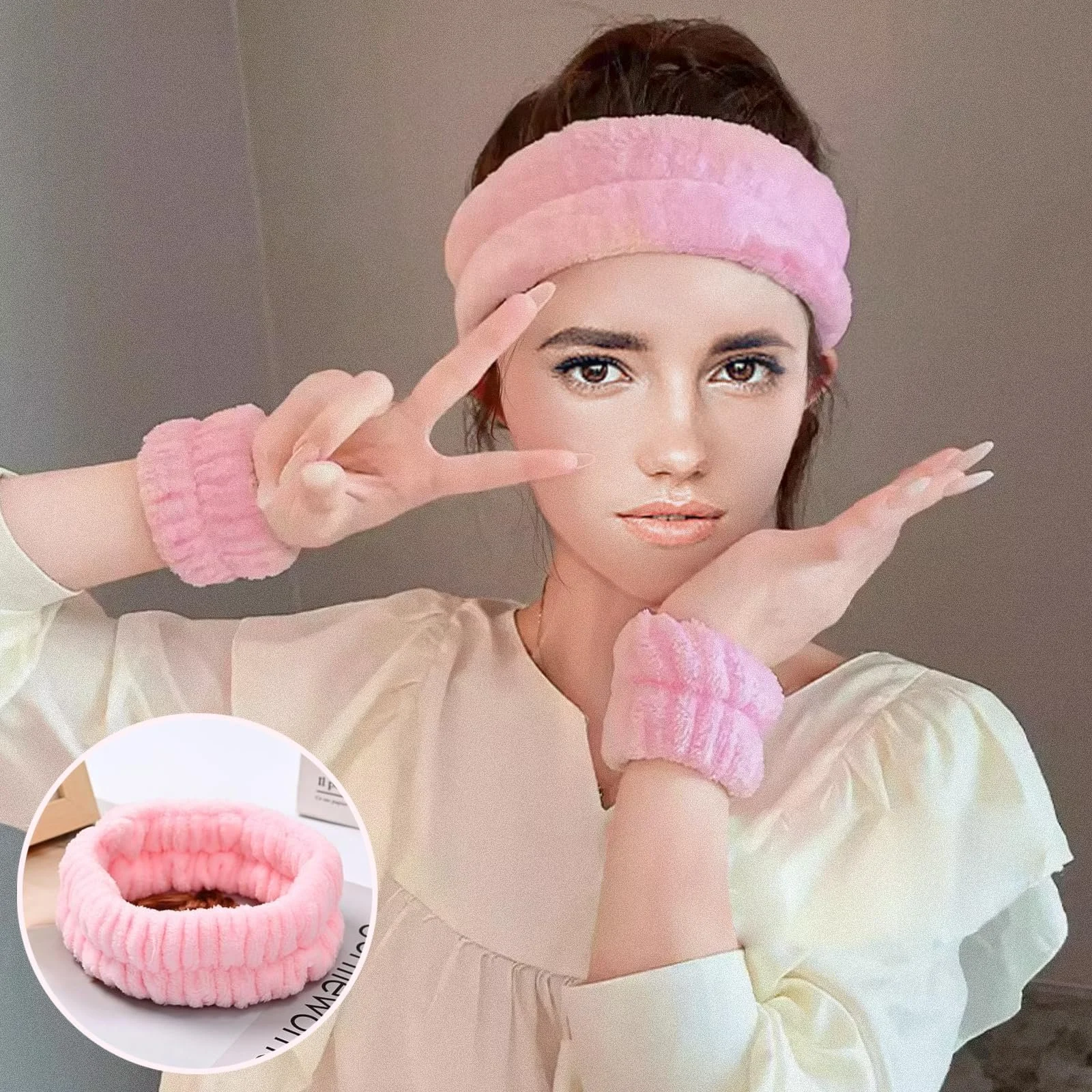 Набір пов'язок для голови з губки, фото №6