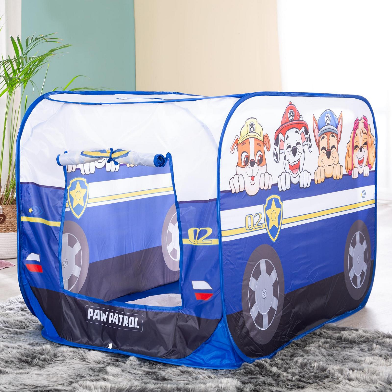 Намет ігровий Roba Paw Patrol Pop-Up у формі автомобіля, синій/білий, фото №8
