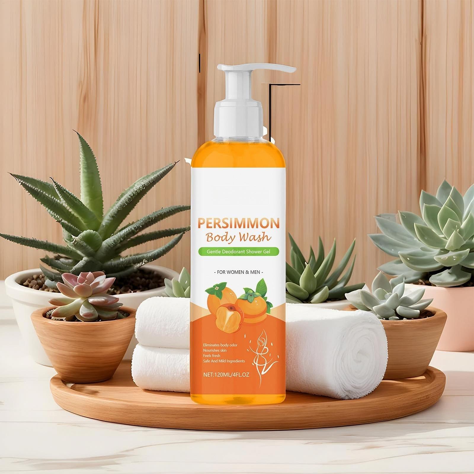 Гель для душу Persimmon Натуральний дезодоруючий 120 мл, фото №5
