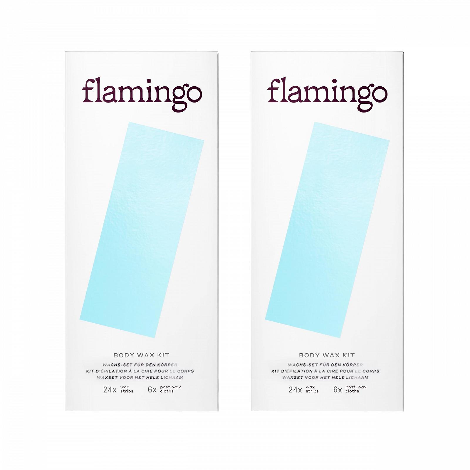 Набір для воскової депіляції Flamingo 48 смужок та 12 серветок, фото №1