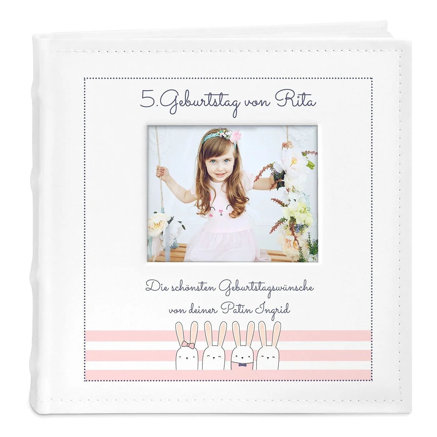 Альбом для фотографий Maverton Вставной Для 200 фотографий 10 x 15 см 100 белых страниц 21 x 22 см Белый Кролики, фото №1 Альбом для фотографий Maverton Вставной Для 200 фотографий 10 x 15 см 100 белых страниц 21 x 22 см Белый Кролики, фото №1