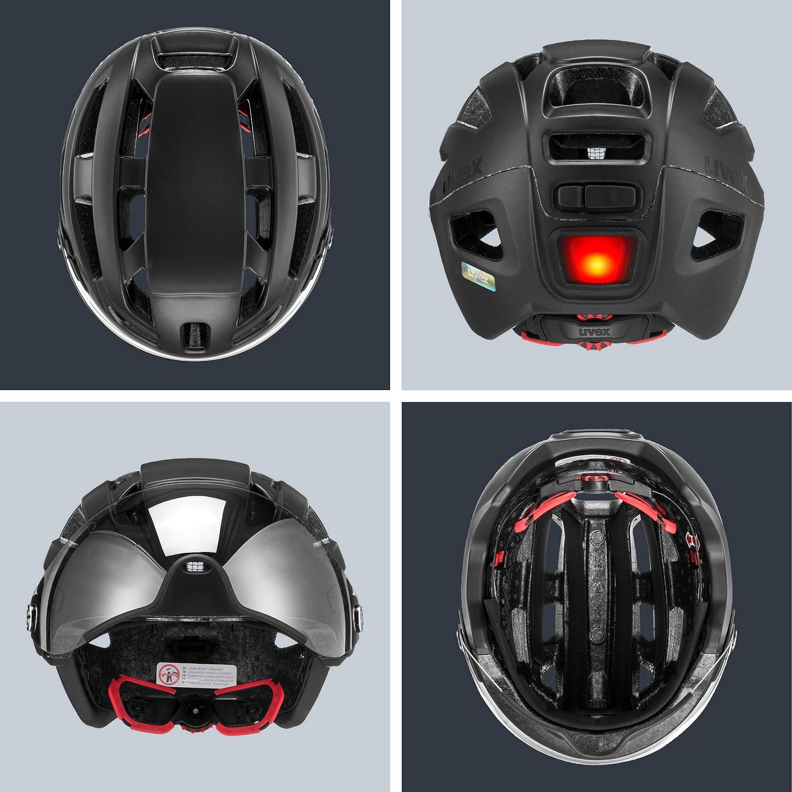 Шлем Uvex Finale Visor с LED-светом, фото №4