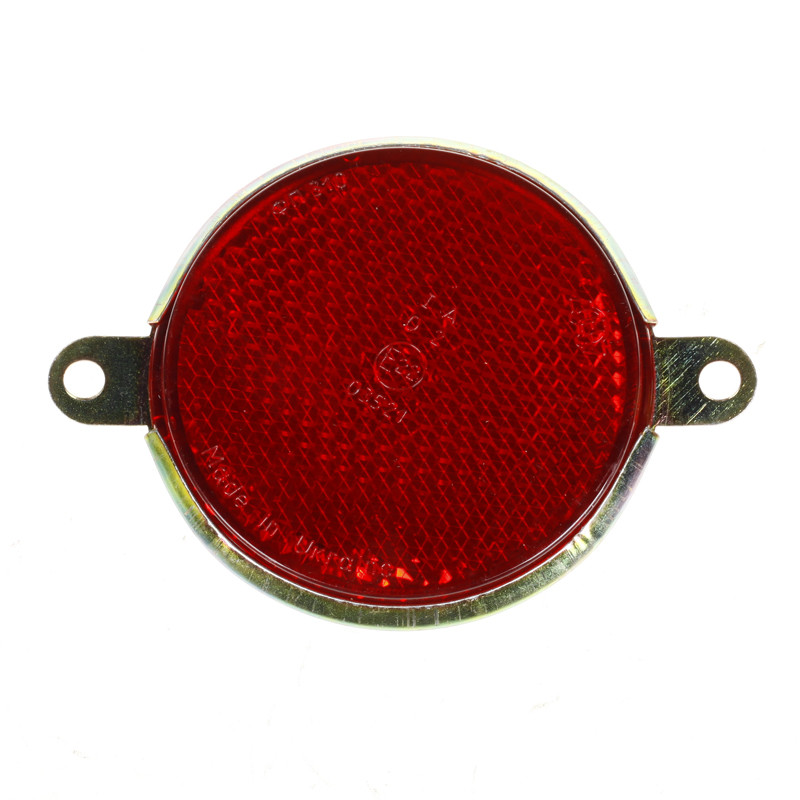 Светоотражатель красный круглый с ушами пр-во Автоэлектроаппаратура ФП310-010, фото №1