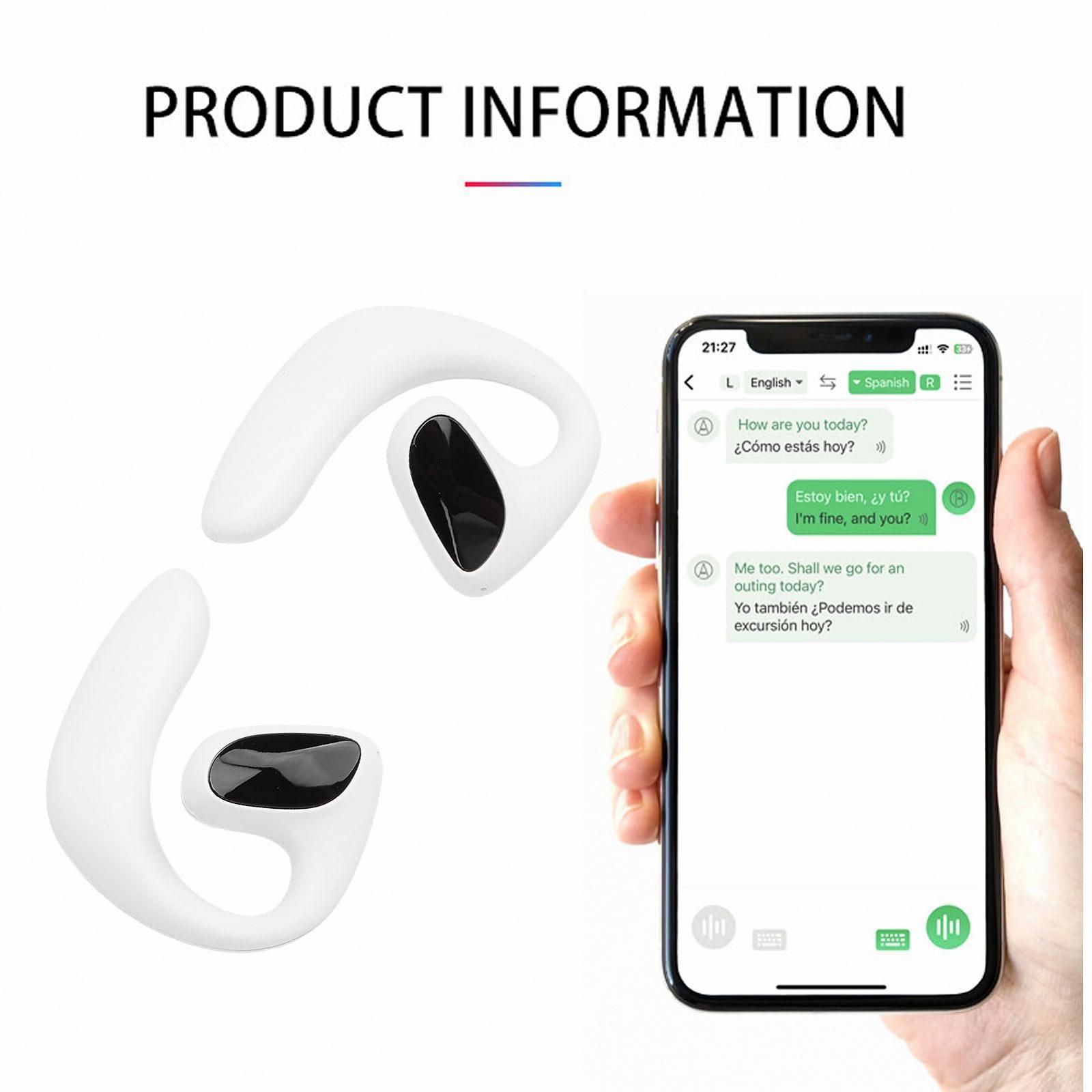 Навушники-перекладачі ASHATA M8 Інтелектуальні, 144 мови, бездротові, фото №5 Навушники-перекладачі ASHATA M8 Інтелектуальні, 144 мови, бездротові, фото №5