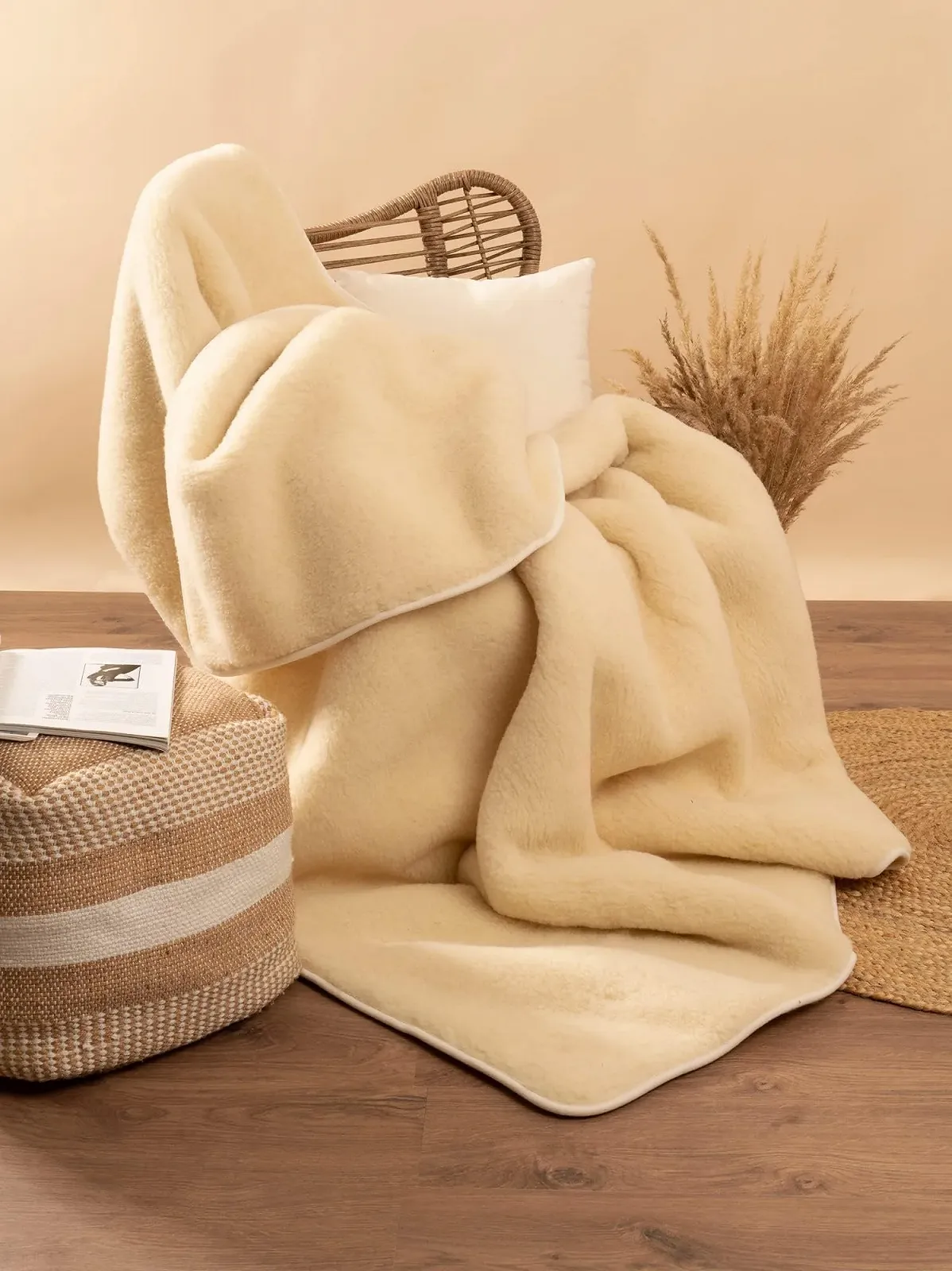 Покривало з мериносової вовни Merino, 240 x 200 см, дихаючий матеріал, фото №5