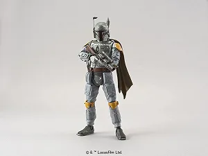 Сборная модель Bandai Hobby Character Line Star Wars Boba Fett BAN201305 1/12 White synthetic.ua - Фото 1