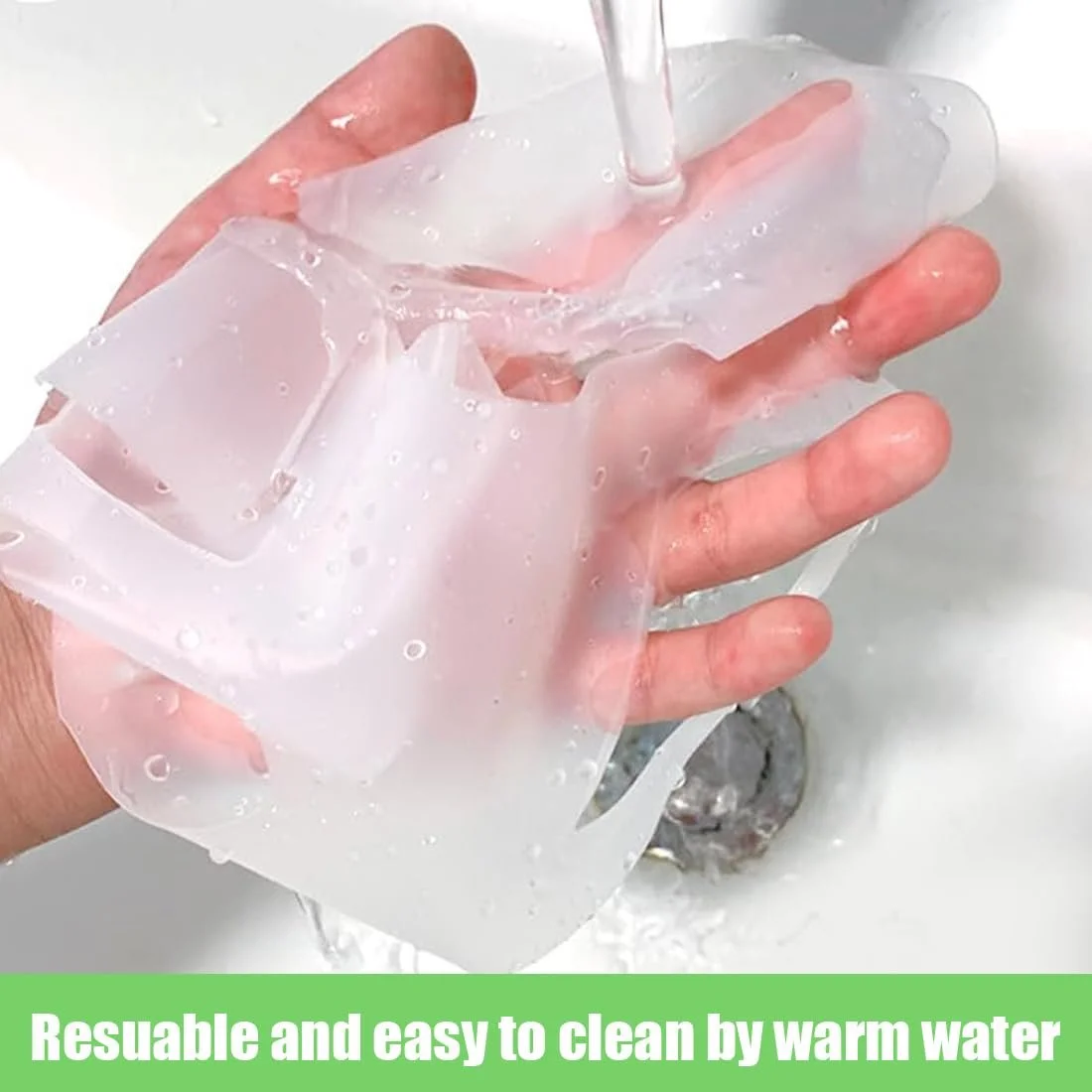 Багаторазова силіконова маска SGERUFZ для обличчя з гачками, 2 шт, фото №5 Багаторазова силіконова маска SGERUFZ для обличчя з гачками, 2 шт, фото №5